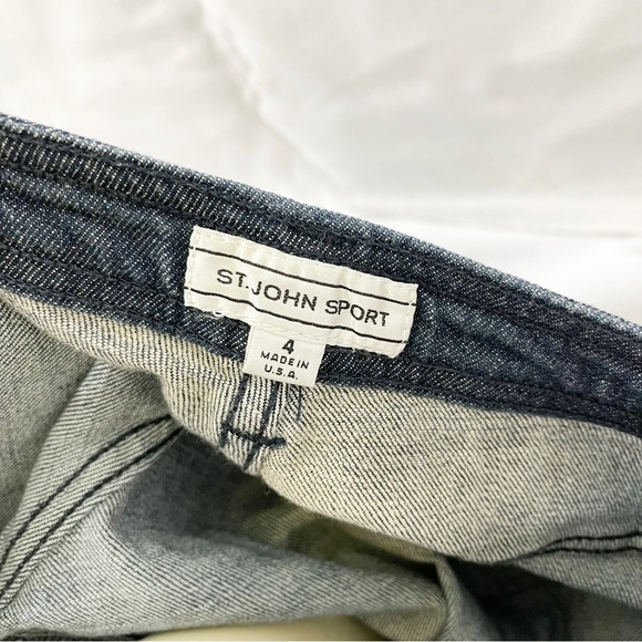St John Sport Cropped Jean Size 4 - Picture 7 of 7